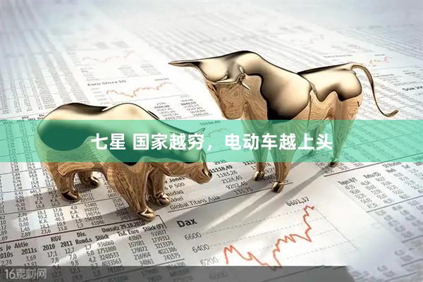七星 国家越穷,电动车越上头
