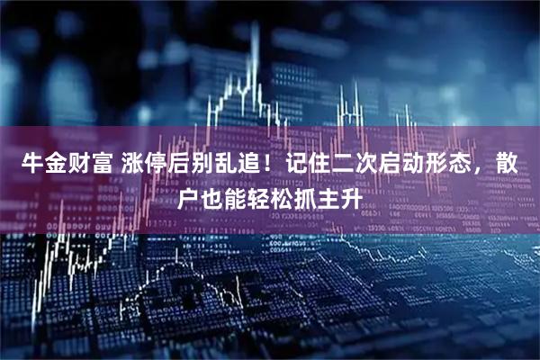 牛金财富 涨停后别乱追!记住二次启动形态,散户也能轻松抓主升