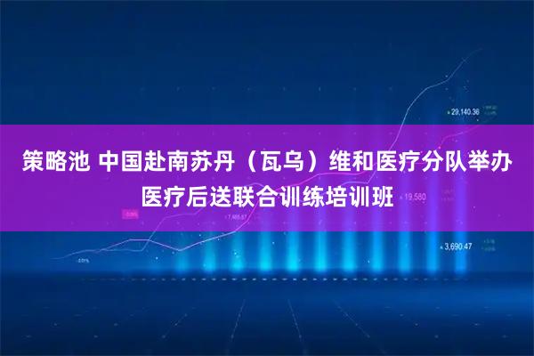 策略池 中国赴南苏丹（瓦乌）维和医疗分队举办医疗后送联合训练培训班
